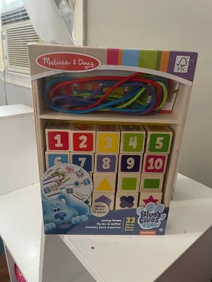 Melissa & Doug Primary Lacing Beads - Educational Toy With 30 Wooden Beads  And 2 Laces : Target