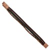 Black Bow Jewelry Brown Plated Stainless Steel, Tiger Eye, Leather Bracelet, 7.5-8 Inch - 2 of 4