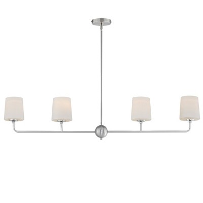 Maxim Lighting Bristol 4 - Light Island Pendant Light in  Satin Nickel