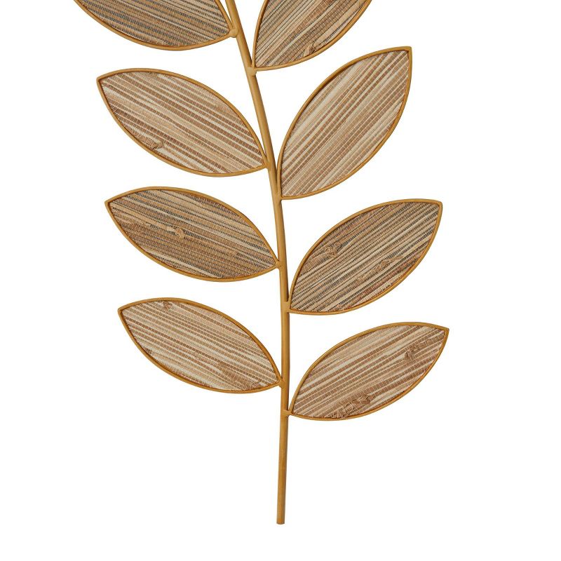 Set of 2 Metal Leaf Wall Decors Brown - Olivia &#38; May, 5 of 6