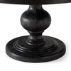 Maven Lane Zola Traditional Round Wooden Dining Table in Antiqued Finish - 4 of 4