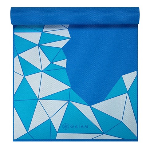 Gaiam Premium Yoga Mat - Blue Santorini (6mm) : Target