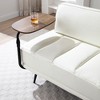 NicBex Couches for Living Room 55"Inch Width Modern End of Bed Bench, Window Bench with Metal Legs, Faux Leather Upholstered with Side Table - image 4 of 4