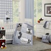NoJo Disney Mickey Mouse, Call Me Mickey Super Soft Baby Blanket Blue and White - 4 of 4
