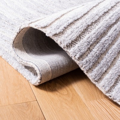 Southampton Gray Geometric Handmade Wool Area Rug 2' x 3'