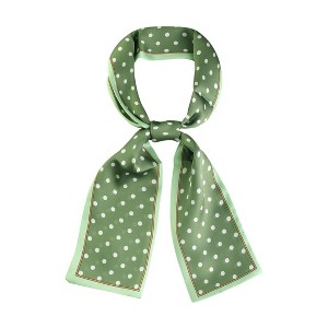 INSPIRE CHIC Women's Lovely Polka Dot Pattern Hair Band Neck Wraps 38.5x3.5 inches(LxW) - 1 of 4
