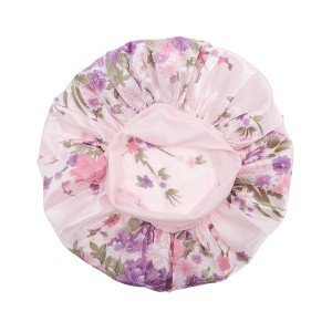 Unique Bargains High Elasticity Print Shower Cap 1 Pc - 1 of 4