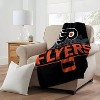 NHL Philadelphia Flyers Micro Throw Blanket: Polyester Team Logo Midweight Fleece - 2 of 4