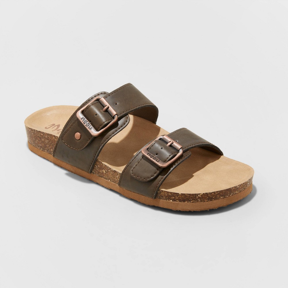 Women's Mad Love Keava Wide Width Footbed Sandals - Brown 12W