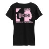Women's - Wicked - Pink and Green Logo Short Sleeve Graphic T-Shirt - 2 of 4