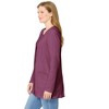 Woman Within Plus Size Two-Pocket Ribbed Cardigan - 4 of 4
