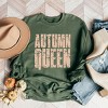 Autumn Queen Block Distressed - Women's Graphic Sweatshirt - 2 of 4