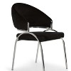 NicBex Modern Accent Chair with Metal Legs, Velvet Contemporary Desk Chair, Living Room Chair for Office, Home, Small Spaces - 2 of 4