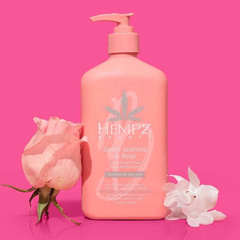 Hempz Collagen Infused Herbal Body Lotion - Sweet Jasmine and Rose, 5 of 6