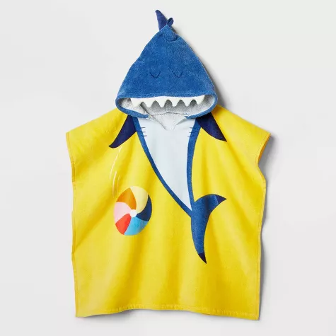 Shark Kids Hooded Beach Towel - Sun Squad&#8482;, image 1 of 10 slides