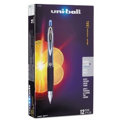 Uni-ball Signo 207 Retractable Gel Pen Black Ink 0.5mm Dozen 61255 : Target