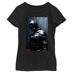 Girl's The Batman In the Rain Poster T-Shirt - 1 of 4