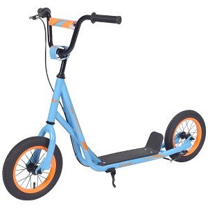 Youth Scooter Kick Scooter for Kids 6-12 with Adjustable Handlebar, 12 Inch Inflatable Wheels ,Widened non-slip Footboard - 1 of 4