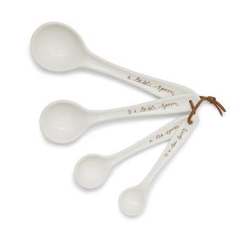 Kitchen Innovations Silicone & Beechwood Measuring Spoon Set at