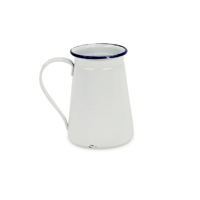 Cheung's Maud Lacquered Style White Jug Decor