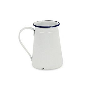 Cheung's Maud Lacquered Style White Jug Decor - 1 of 4