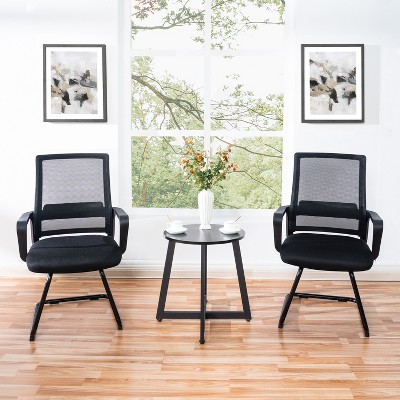 Home Imports Emporium Mesh Guest Chair – Ergonomic Reception Seating for Office or Lobby – Set of 2/4/6/8