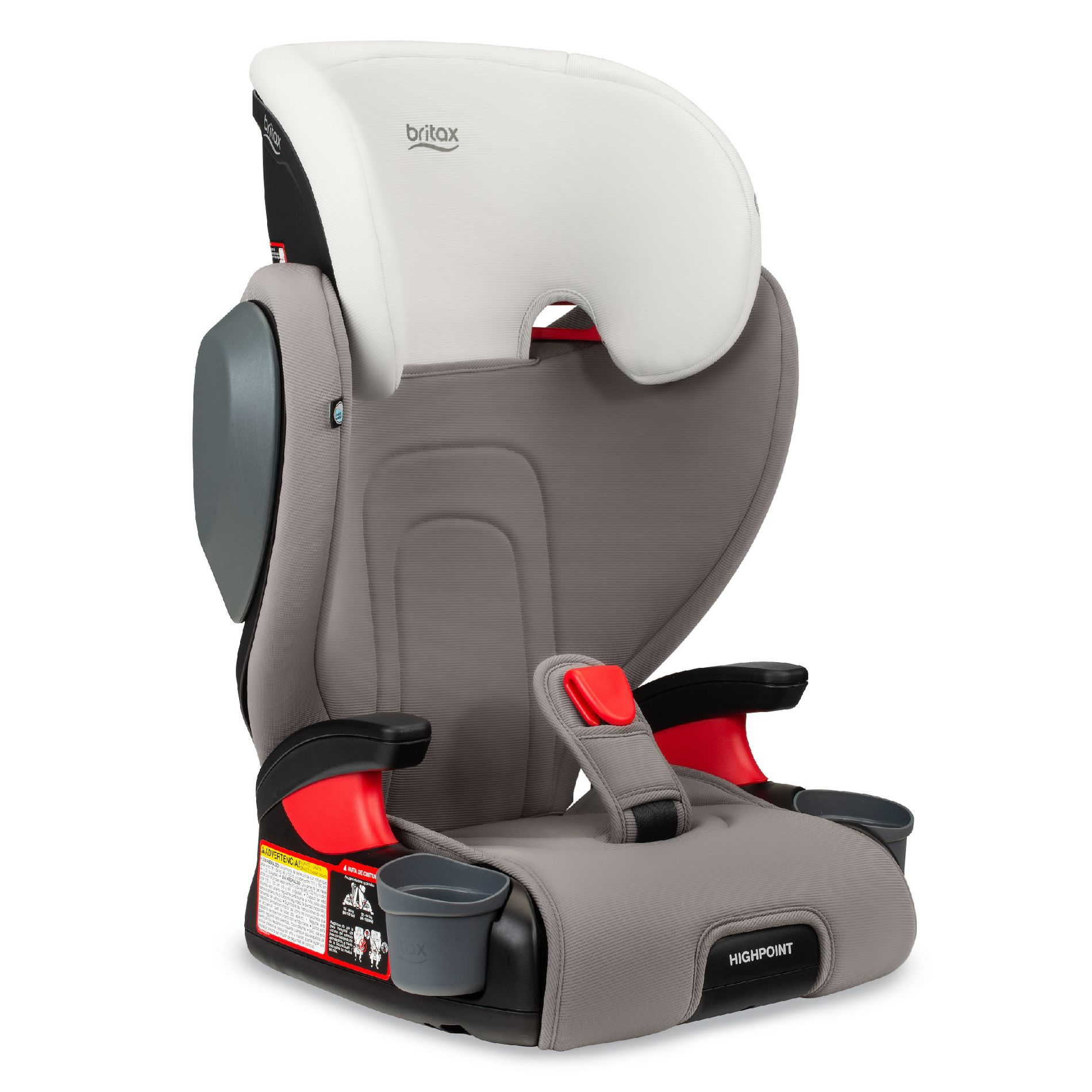 Britax Highpoint 2-Stage Belt-Positioning Booster Car Seat - Gray Ombre