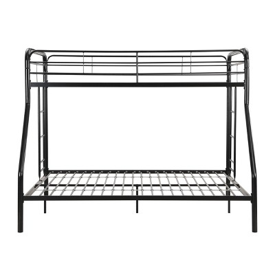 DOMETOUR Twin Over FULL Metal Bunk Bed , No Box Spring Needed, Large Under Bed Storage, Easy Assemble