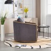 NicBex Swivel Accent Chair Modern 360 Degree Barrel Chair Club Chair Leisure Arm Chair Sofa Chair for Living Room, Bedroom, Office - 2 of 4