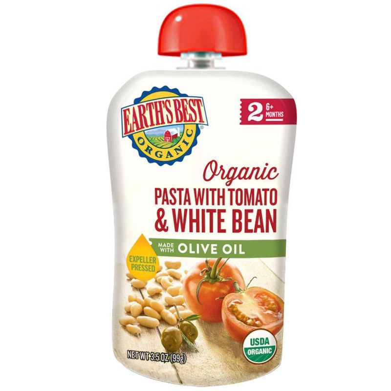 Earth's Best Organic Pasta with Tomato White Bean & Olive Oil - 3.5oz, 1 of 5