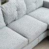 JUJABU L-Shaped Sofa with Storage Ottoman – 3-Seater Sectional for Small Spaces - 4 of 4