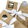 Big Dot of Happiness Mardi Gras - Assorted Masquerade Party Gift Tag Labels - To and From Stickers - 12 Sheets - 120 Stickers - 2 of 4