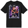 Yu Yu Hakusho Hiei Thunder Crew Neck Short Sleeve Men's Black T-shirt - 2 of 4