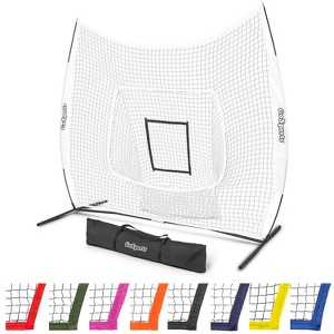 GoSports Team Tone Baseball & Softball Practice Hitting & Pitching Training  Net in Team Colors - 1 of 4