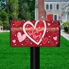Briarwood Lane Valentineu2019s Mailbox Cover  - Standard Size - Heart Toss For Valentineu2019s Mailbox Cover - 2 of 2