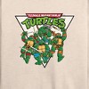 Women's - Teenage Mutant Ninja Turtles - Triangle Lightweight French Terry Wide Neck Long Sleeve Shirt - 2 of 4