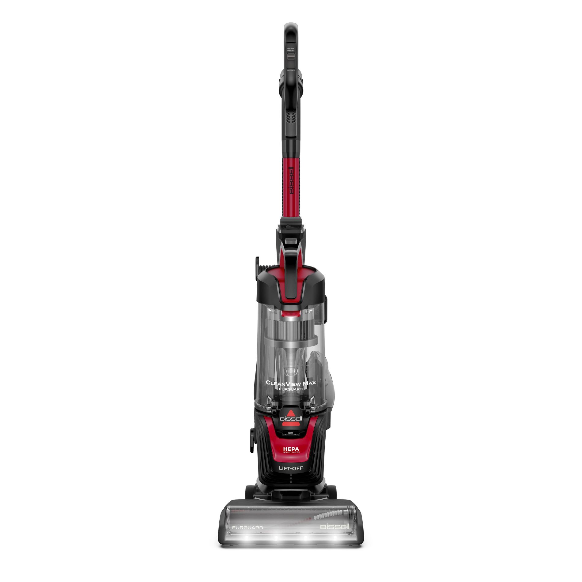 BISSELL CleanView Max FurGuard LiftOff Pet Hair Pick-Up Vacuum Cleaner 4243 25' 11.7" Black
