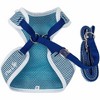 Angel Sar 2-in-1 Mesh Dog Harness with Leash & Bowtie, Reversible Stripe Vest with Swivel Hook, Adjustable No-Pull Pet Harness for Small Medium Dogs - 4 of 4