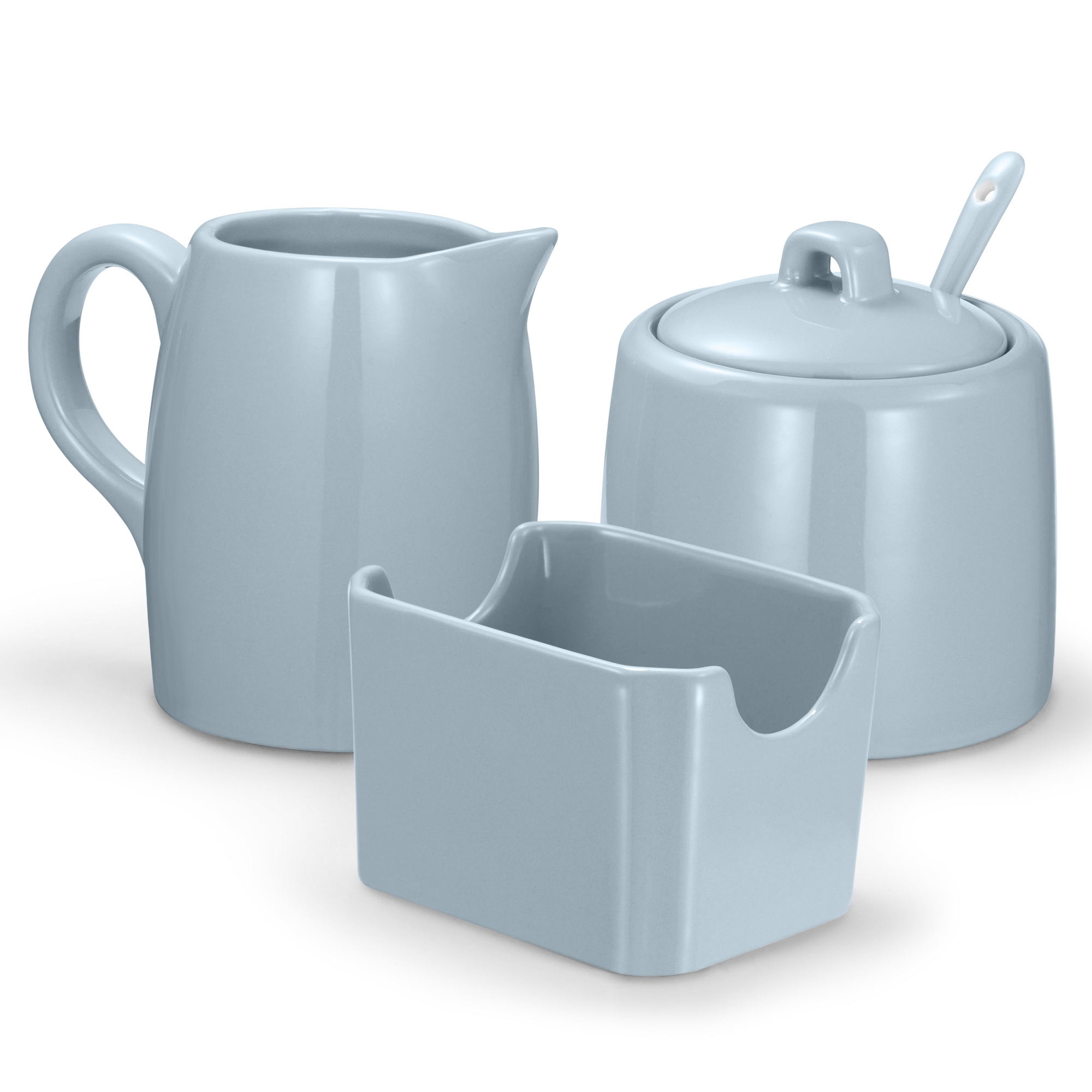 Kook Sugar and Creamer Set, Casper Blue