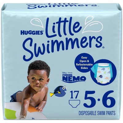 Photo 1 of Huggies Little Swimmers Baby Swim Disposable Diapers Size 5-6 - L - 17ct
