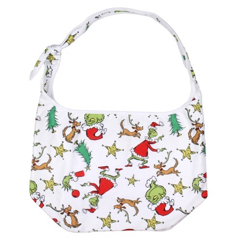 Dr. Seuss The Grinch Allover Festive Max And Grinch Shoulder