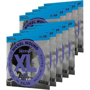 D'Addario EXL115 Nickel Blues/Jazz Electric Guitar Strings 10-Pack - 1 of 4