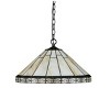 Chloe Lighting CH31315MI18-DH2 Belle Tiffany-Style 2 Light Mission Ceiling Pendent 18`` Shade - 2 of 2