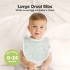 KeaBabies 8pk Organic Baby Bibs for Boy, Baby Drool Bib for Toddler Boys, Girls, Newborn Baby Teething Bibs - 2 of 4