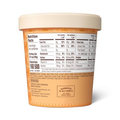 Orange Cream Ice Cream - 16 fl oz - Favorite Day™
