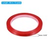 Unique Bargains Adhesive Versatile DIY Art Graphic Chart Thin Whiteboard Tape 5 Pcs - 2 of 4