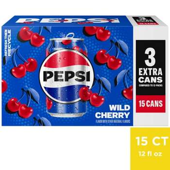 Pepsi Wild Cherry - 15pk/12 fl oz Cans