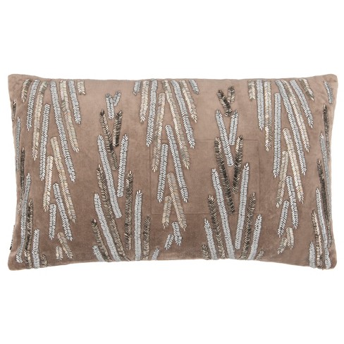 Beaded 2024 throw pillow