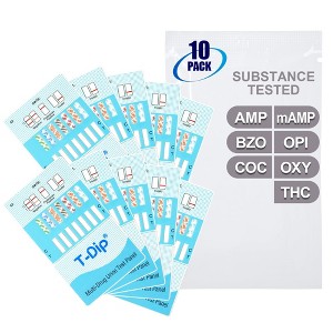 Mintegrity [10pk] 7 Panel Urine Drug Test Card for Home | High Sensitivity Substance Screening Home Detection Urine Dip Card | MT-WDOA-274 - 1 of 4