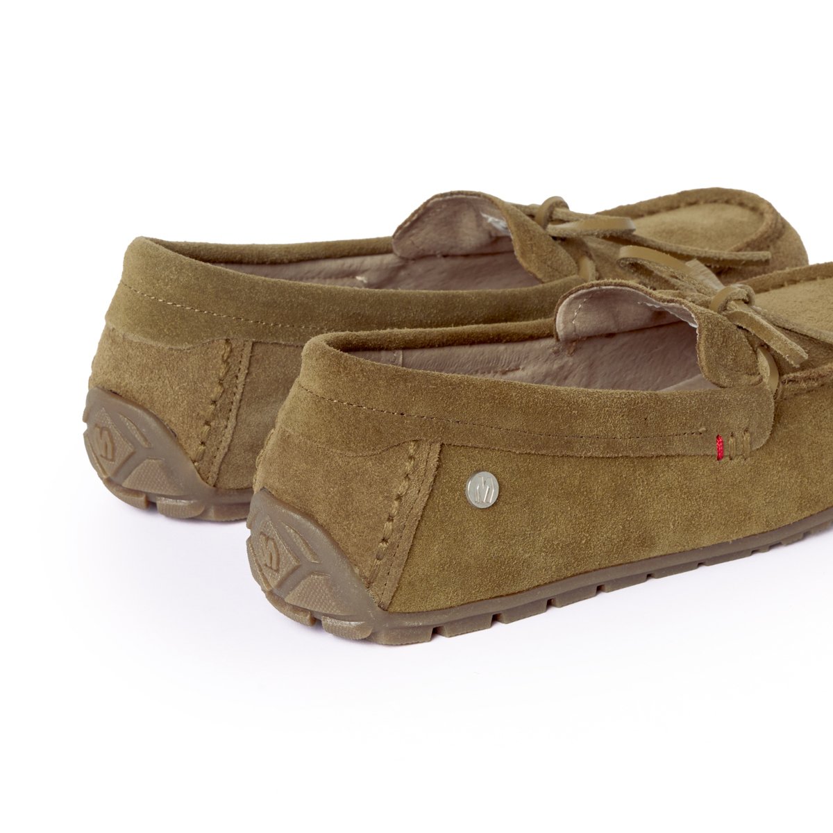 Женские туфли Minnetonka Women's Suede Loafer Moc 6000407 Sage - 10 — фото 6